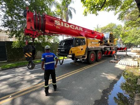 Locação de Guindaste SIDCAR Transportes